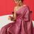 Purple woven silk blend ethnic saree with blouse piece