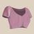 Lavender woven silk blend ethnic saree with blouse piece