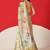 Off white printed tissue traditional saree with blouse piece