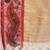 Teal printed silk blend ethnic saree with blouse piece