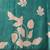 Teal printed art silk ethnic saree with blouse piece