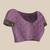 Purple woven silk blend ethnic saree with blouse piece