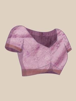 Multicolor printed tissue traditional saree with blouse piece 4