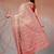 Cream printed cotton blend ethnic saree with blouse piece
