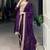 Bewitching Purple Thread Embroidery Silk Traditional Pant Suit