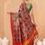 Multicolor woven art silk traditional saree with blouse piece