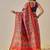 Purple woven art silk traditional saree with blouse piece