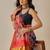 Multicolor woven art silk traditional saree with blouse piece