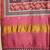 Pink printed art silk ethnic saree with blouse piece
