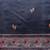 Navy blue woven art silk traditional saree with blouse piece