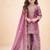 pink pure gmy silk salwar suit set with heavy embroidery 3 mm sequence & coding dori work - designer party wear