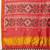 Orange woven art silk traditional saree with blouse piece