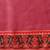 Pink woven art silk traditional saree with blouse piece