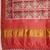 Off white printed art silk ethnic saree with blouse piece