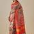Pink woven art silk traditional saree with blouse piece