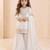 white heavy fox georgette salwar suit set with heavy embroidery 3 mm sequence work - designer party wear