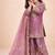 pink pure gmy silk salwar suit set with heavy embroidery 3 mm sequence & coding dori work - designer party wear