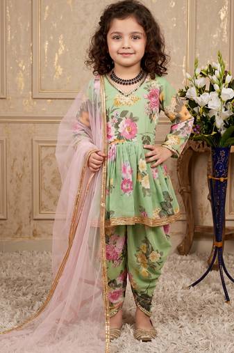 pista heavy fox georgette salwar suit set with digital print work with less - designer party wear