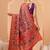 Multicolor woven art silk traditional saree with blouse piece