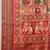 Red woven art silk traditional saree with blouse piece
