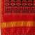 Red printed silk cotton traditional saree with blouse piece