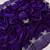 Purple color fendy satin space silk blend solid diamond siroski work saree with un-stitched blouse