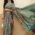 Multicolor printed tissue traditional saree with blouse piece