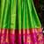 Glorious Green Zari Waving Cotton Wedding Wear Half Saree Lehenga