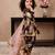 black heavy fox georgette salwar suit set with digital print work with less - designer party wear