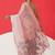 Pink embroidered cotton blend traditional saree with blouse piece