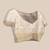 Off white woven silk blend ethnic saree with blouse piece