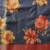Blue printed tissue traditional saree with blouse piece