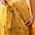Yellow woven pure cotton ethnic saree with blouse piece