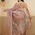 Lavender printed tissue traditional saree with blouse piece
