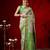 Mauve printed art silk ethnic saree with blouse piece