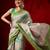 Mauve printed art silk ethnic saree with blouse piece