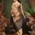 Beige printed tissue traditional saree with blouse piece