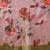 Pink printed tissue traditional saree with blouse piece