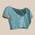 Blue woven art silk traditional saree with blouse piece