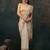 Beige printed cotton blend ethnic saree with blouse piece