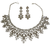 Diamond radiance necklace & earring sets