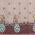 Grey printed cotton blend ethnic saree with blouse piece