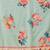 Blue printed cotton blend ethnic saree with blouse piece