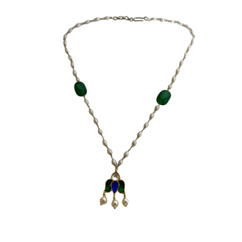 The emerald bloom long necklace 3