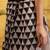Off white printed silk cotton ethnic saree with blouse piece
