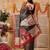 Black woven cotton blend traditional saree with blouse piece