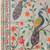 Green printed cotton blend ethnic saree with blouse piece