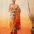 Blue plain art silk traditional saree with blouse piece