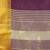 Purple plain silk blend ethnic saree with blouse piece