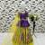 multi heavy chinon silk with digital print with embroidery work - designer party wear
